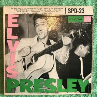 Elvis Presley | Spd - 23 Promo Only Holy Grail | 1956 3 45rpm Ep Set |