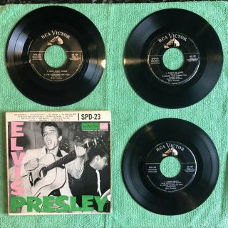 Elvis Presley | SPD - 23 Promo Only Holy Grail | 1956 3 45rpm EP Set | 2