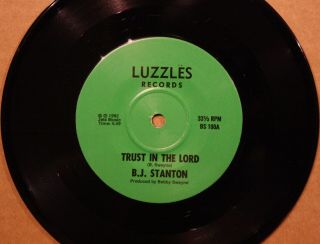 B.  J.  Stanton Trust In The Lord Mama Gospel Soul Disco 7 " On Luzzles 100