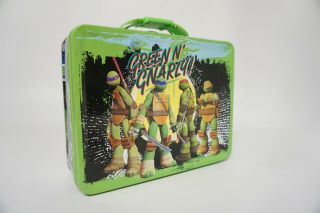 Tin Box Company Teenage Mutant Ninja Turtle Tmnt Lunchbox Green N 
