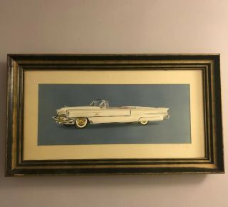 Vintage Corporate Cadillac El Dorado Drawing For Advertisement,  Beauty