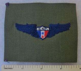Panama Air Force Pilot Wings Patch From 1989 Us Invasion Noriega Era