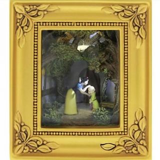 Disney Olszewski Gallery Of Light Snow White A Kiss For Dopey Cottage In Forest
