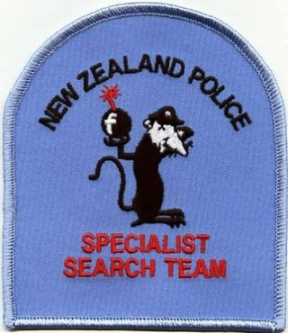 Zealand Police Bomb Specialist Patch Force Policia