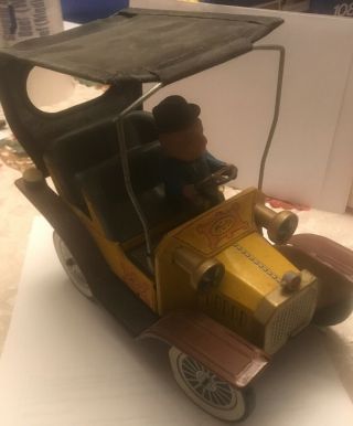Vintage Hubley Mr Magoo Car Battery Operated Tin Litho Toy 1961
