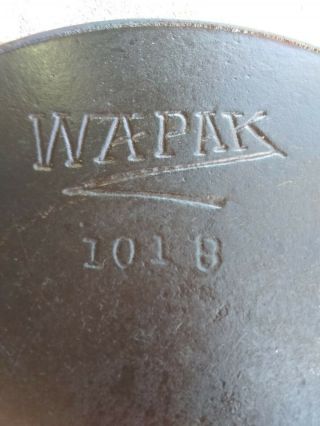 Wapak cast iron skillet z logo 101b 8 T 2