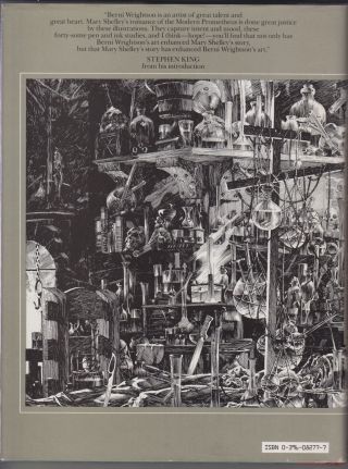 FRANKENSTEIN Illustrated by BERNIE WRIGHTSON,  1st Edition,  HC,  1983 r 2