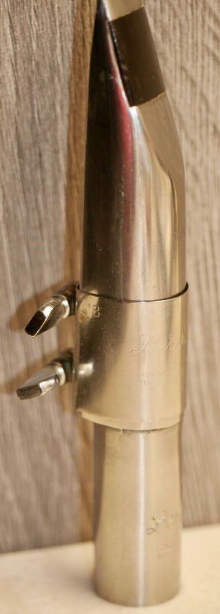 Vintage Berg Larsen 90/2 Sms Baritone (?) Stainless Steel Saxophone Mouthpiece.