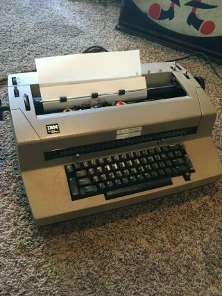 Vintage Ibm Correcting Selectric Iii 3 Electric Typewriter Tan