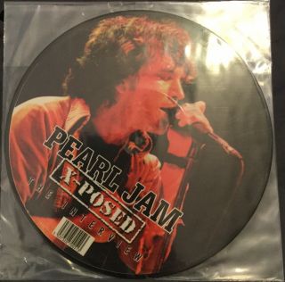 Pearl Jam X - Posed Interview Picture Disc 10 Inch Lp Vinyl Record Vedder