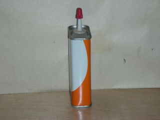 Conoco lighter can plastic top 4 OZ empty not cut 242 2