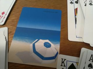 Philip Morris Cigarettes Playing Cards Deck No Jokers 1997 Beach Scene