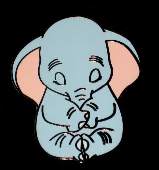 Le 200 Disney Pin ✿ Baby Dumbo The Flying Elephant Sleeping Nap Adorable Acme