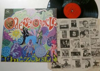 The Zombies Odessey And Oracle Lp Uk 1st Stereo 63280 Cbs 1968 Vg/vg,  Vinyl