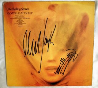 The Rolling Stones - Goats Head Soup Signed Record Album