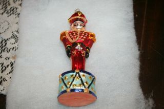 Christopher Radko Ornate Nutcracker Ornament Made In Poland