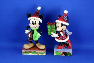 Disney Traditions Figure By Jim Shore Enesco Mickey & Minnie Mouse