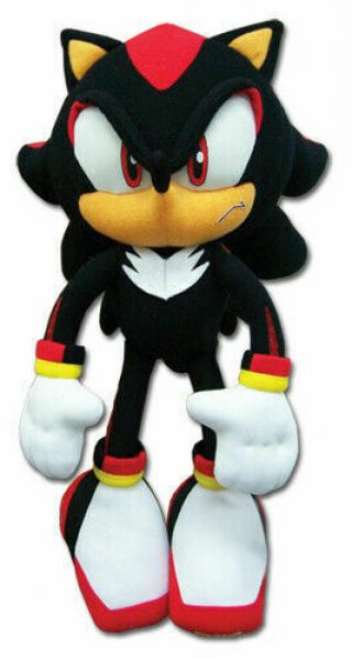 Great Eastern - Sonic The Hedgehog - Shadow 12  Plush (ge - 98967) Authentic
