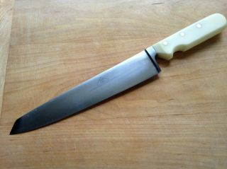 Vintage 10 " Hand Forged Stubai (austria) Ss Chef Knife Vguc