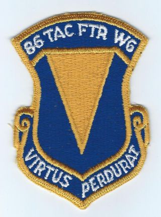 70s - 80s 86th Tac Fighter Wing (with Motto) Patch