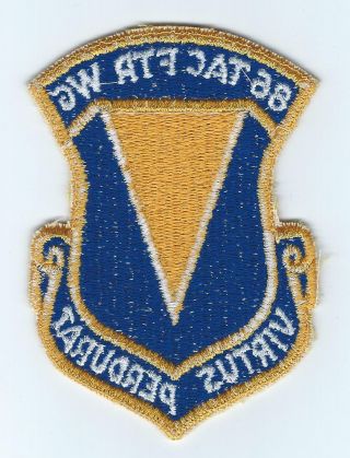 70s - 80s 86th TAC FIGHTER WING (WITH MOTTO) patch 2