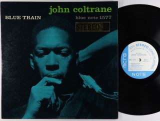John Coltrane - Blue Train Lp - Blue Note Stereo Dg Rvg Ear 47 W 63rd Vg,