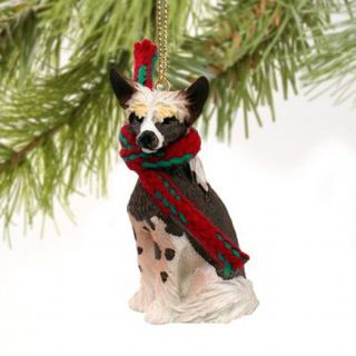 Chinese Crested Dog Tiny One Miniature Christmas Holiday Ornament