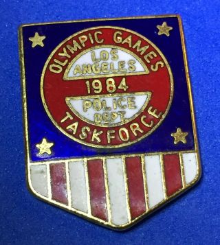 1984 Los Angeles La Olympic Pin Los Angeles Police Department Task Force Pin