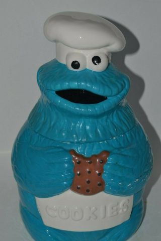 Vtg Cookie Monster Cookie Jar Jim Henson Muppets 1980 