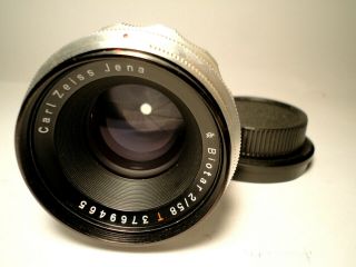 M42 Carl Zeiss Jena Biotar 1q Red T 1:2/58mm Top Vintage Lens F/2.  0
