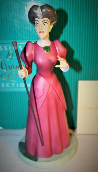 Wdcc Disney Classics Cinderella " Spiteful Stepmother " Lady Tremaine Sculpture