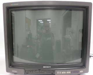 Vintage 25 " Professional Sony Kv - 25dxr Trinitron Crt Color Video Gaming Monitor