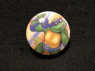 Mutant Ninja Turtles Vintage Button Pin Badge Not Toy Film Shirt Uk Import