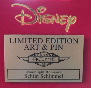 LADY AND THE TRAMP DISNEY PIN ACME ARCHIVE ARTIST SERIES LITHO & JUMBO PIN LE100 3