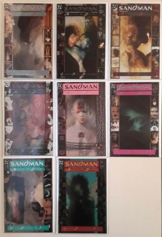 Sandman 1 2 3 4 5 6 7 8 (1989) 1st Printings 1st Morpheus Lucifer Death