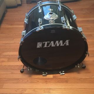 Vintage Tama Superstar Black 16x24 " Bass Drum A Players Drum