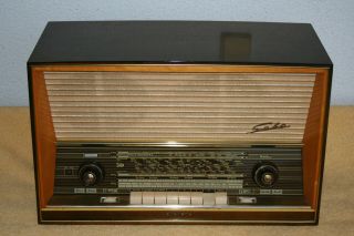 SABA WILDBAD 100,  german vintage tube radio,  built 1959,  restored 3