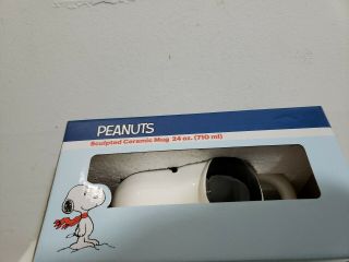 Peanut Snoopy Sculptured Ceramic Mug 16 oz.  2019 2