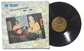 The Belairs: The Origins Of Surf Music 1960 - 1963 Lp Iioki Records Il1007 Us 1987