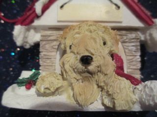 Wheaten Terrier Doghouse Ornament 41