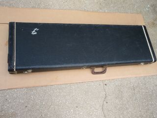 Vintage 1960s Early 70s Fender Jazz Precision Telecaster Bass Guitar Hard Case