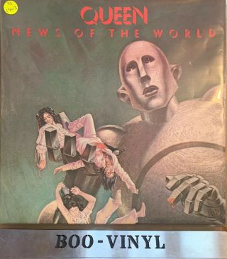 Queen - News Of The World Lp Album Vinyl Record Freddie Mercury1977 Ex