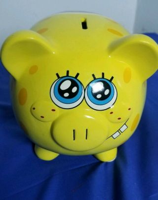 Sponge Bob Porcelain Decorative Piggy Bank,  Coin Bank,  From Fab Starpoint