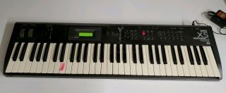 Vintage Korg X5 61 - Key Keyboard Music Synthesizer With Ac Adaptor