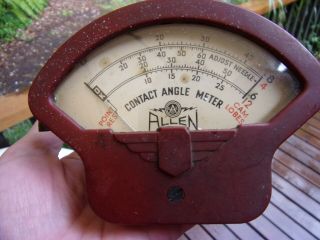 Vintage Contact Angle Meter Cam Allen Electric & Equipment Co 1900 