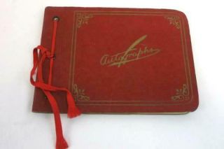 Vintage Class Autographs Book Rochester York 1938 Filled Out