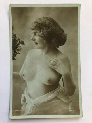 Jean Agelou Series Miss Fernande Nude Rppc French Postcard