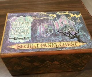 Walt Disney World - Haunted Mansion Secret Panel Chest - Vintage Puzzle Box