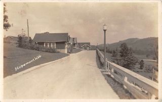 Hopemont,  Preston County,  Wv,  Street View & Buildings,  Real Photo Pc C 1930 