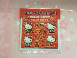 Vintage Rare 1976 Sanrio Hello Kitty Mini Soft Seal Puffy Sticker
